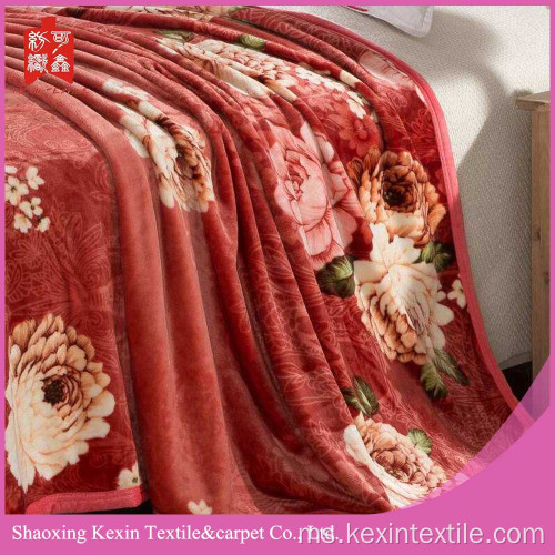 super warm piping edge flannel fleece blanket